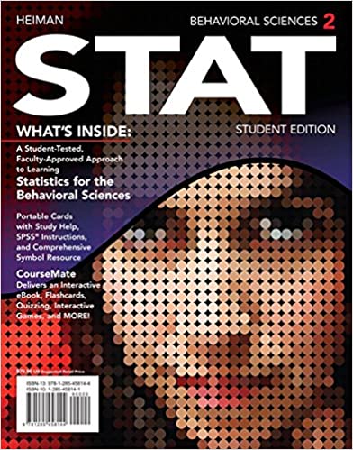 Behavioral Sciences STAT 2nd Edition by Gary Heiman