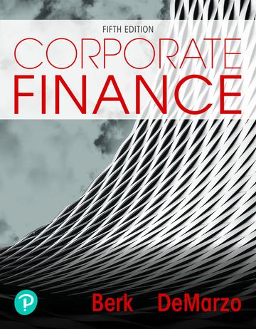 Corporate Finance 5th Edition Jonathan Berk