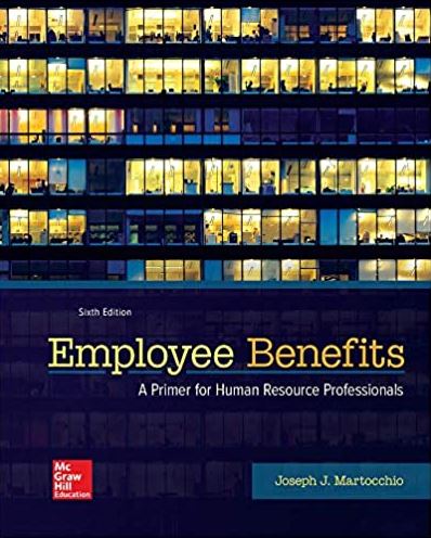 Employee Benefits 6th Edition Joseph Martocchio