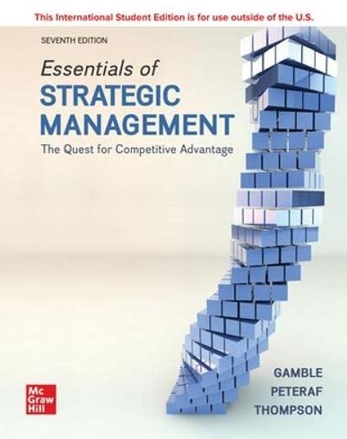 Essentials of Strategic Management