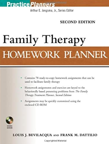 Family Therapy Homework Planner 2nd Edition