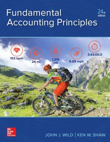 Fundamental Accounting Principles 24th Edition John J. Wild