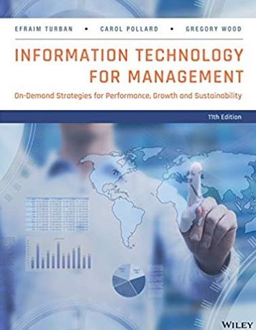 Information Technology for Management 11th Edition Efraim Turban