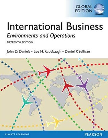 International Business 15th Global Edition Lee Radebaugh