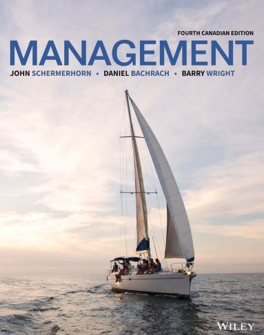 Management 4th Canadian Edition John R. Schermerhorn Jr.