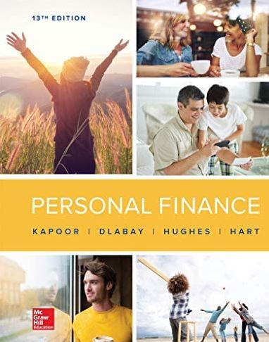 Personal Finance 13th Edition Jack Kapoor