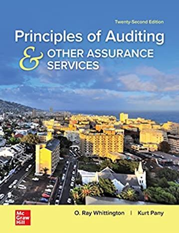 Principles of Auditing & Other Assurance Services 22nd Edition