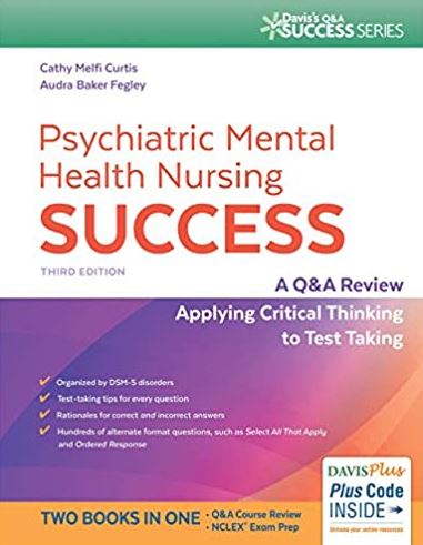 Psychiatric Mental Health Nursing Success 3rd Edition Cathy Melfi Curtis
