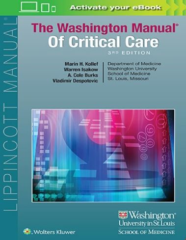 The Washington Manual of Critical Care 3rd Edition Marin Kollef